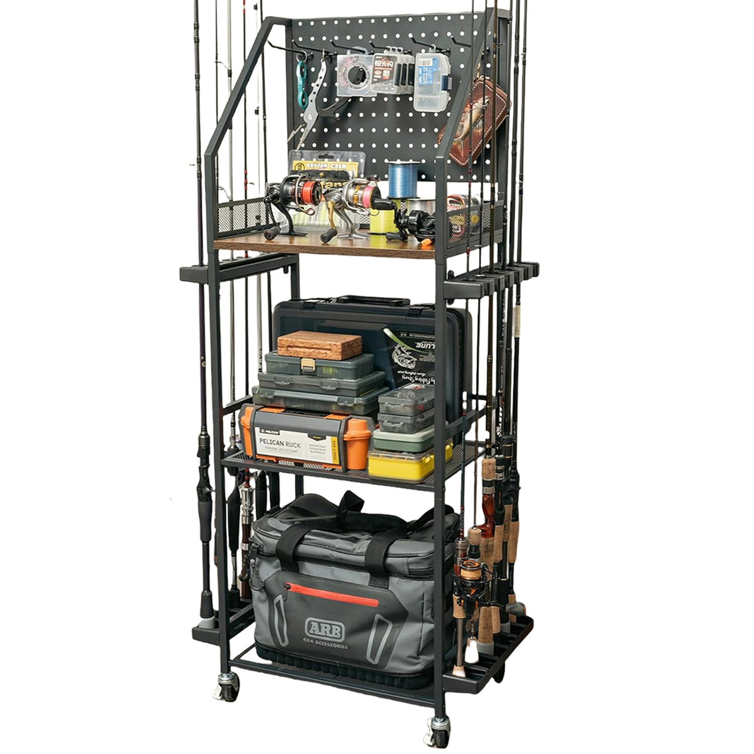 Fishing Line Spool - Multifunctional Fishing Rod Holders 3 Layers