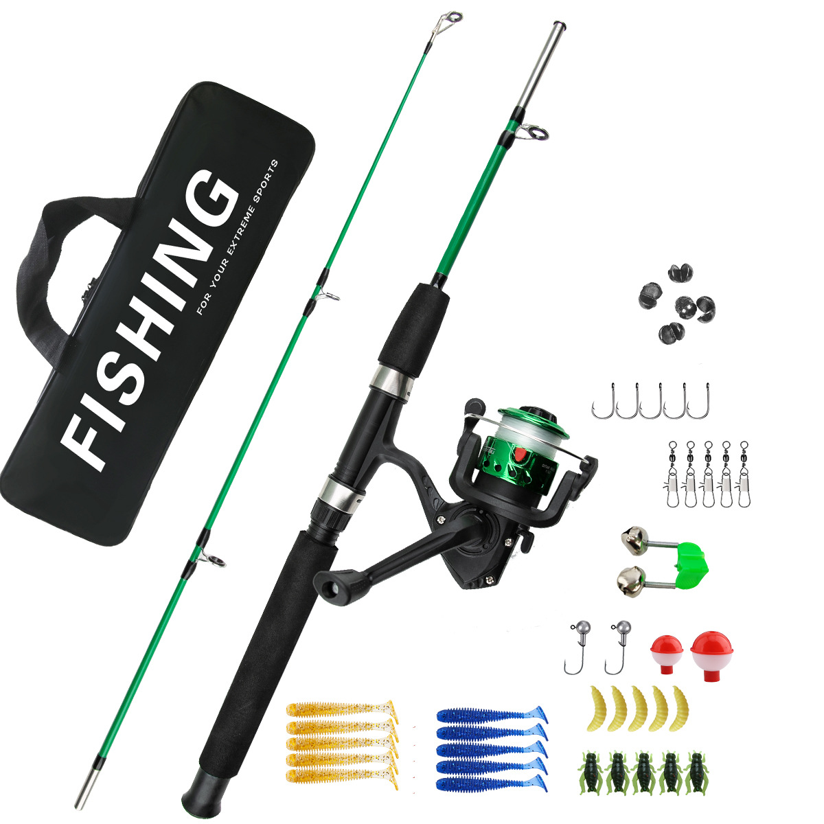 2 Sections Ice Fishing Rod Com - đánh giá và giá Ice Fishing Line
