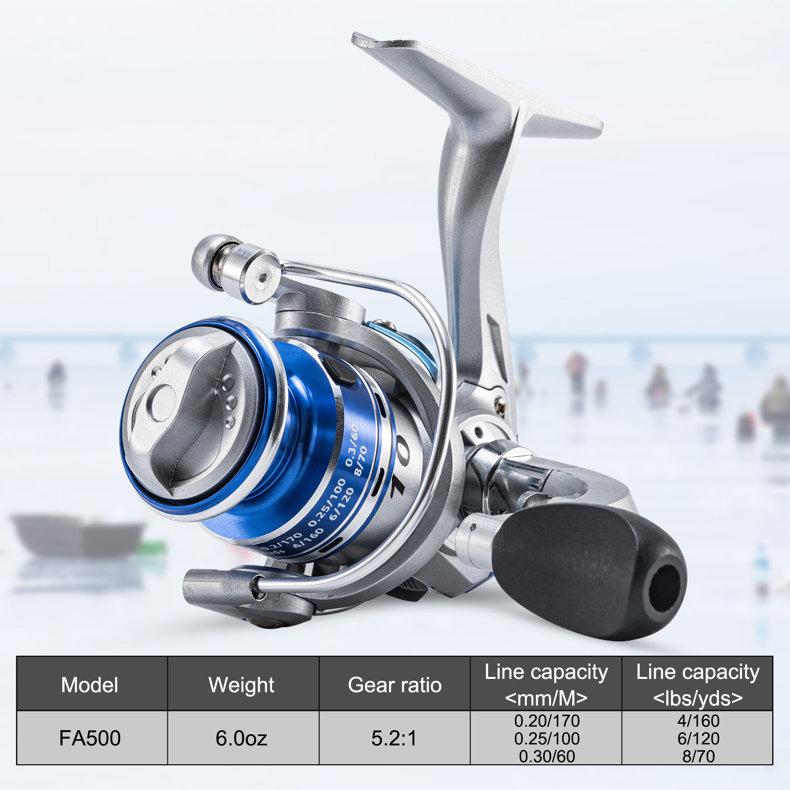 Goture New Ice Fishing Reels W - đánh giá và giá Ice Fishing Line