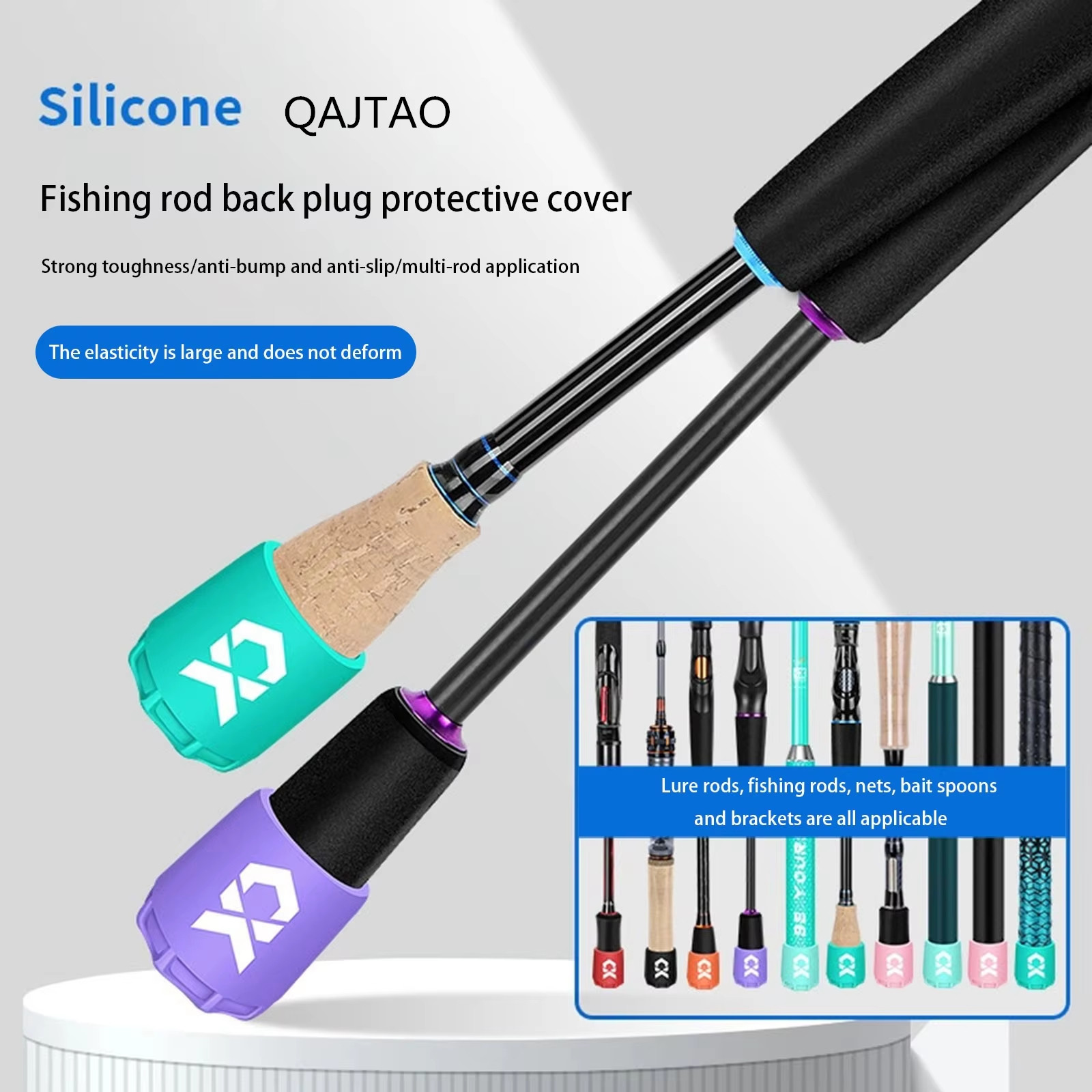 Silicone Fishing Rod End Cap P - đánh giá và giá Fishing Line Box