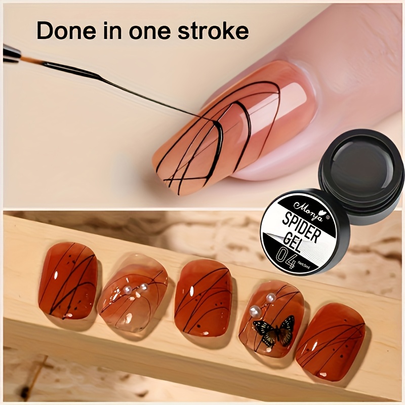 Nail Art Drawing Gel, Elastic  - đánh giá và giá Copolymer Line