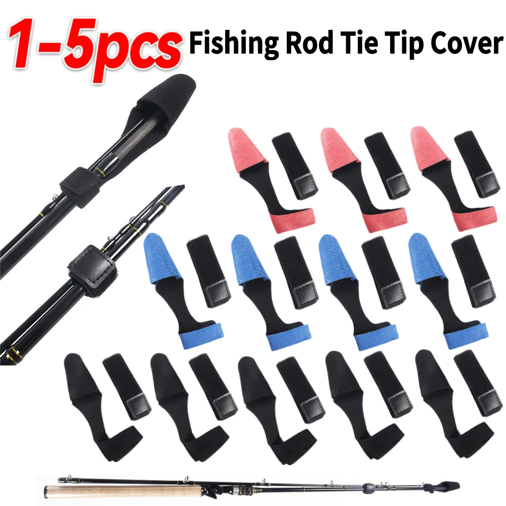 1-5PCS Fishing Rod Tie Tip Cov - đánh giá và giá Fishing Line Box