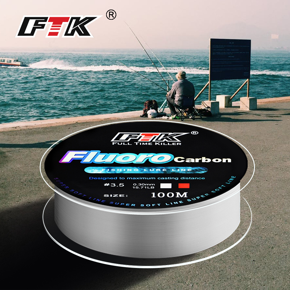 100M Fluorocarbon Coating Fish - đánh giá và giá Fluorocarbon Line