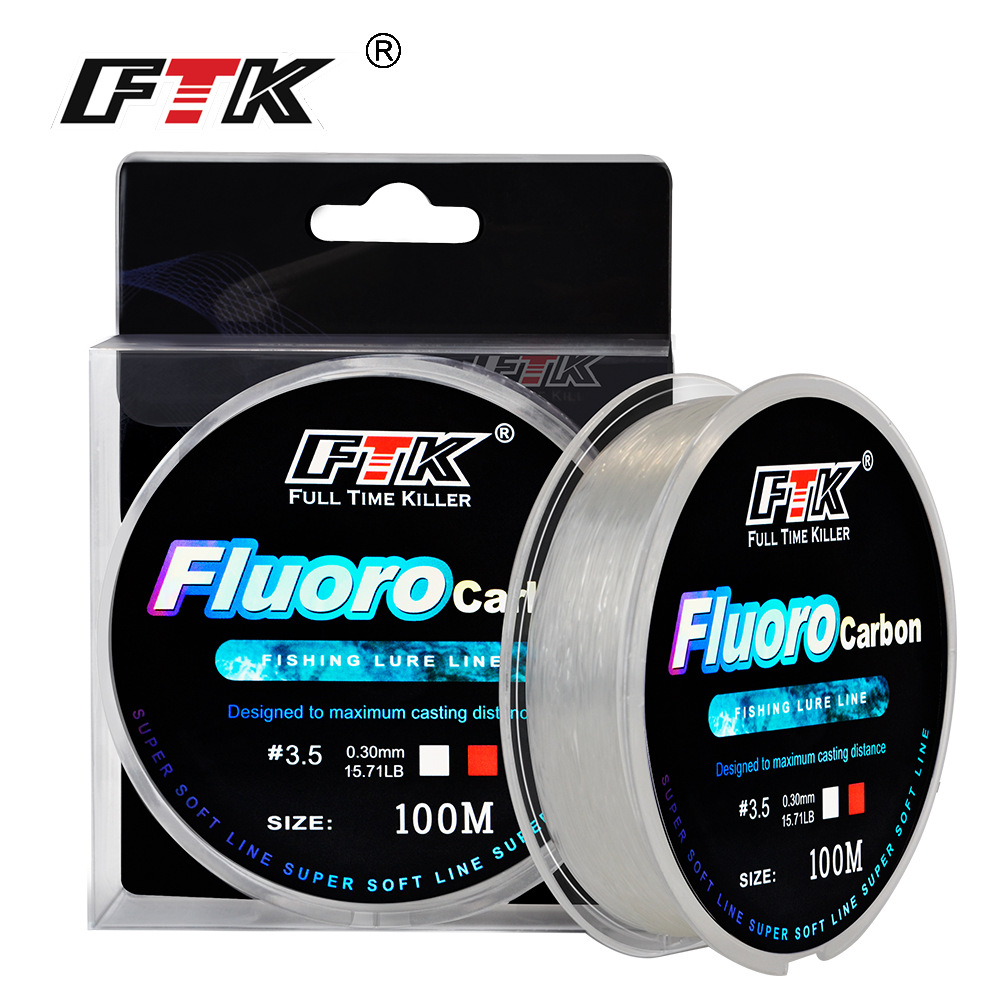 100M Fluorocarbon Coating Fish - đánh giá và giá Fluorocarbon Line