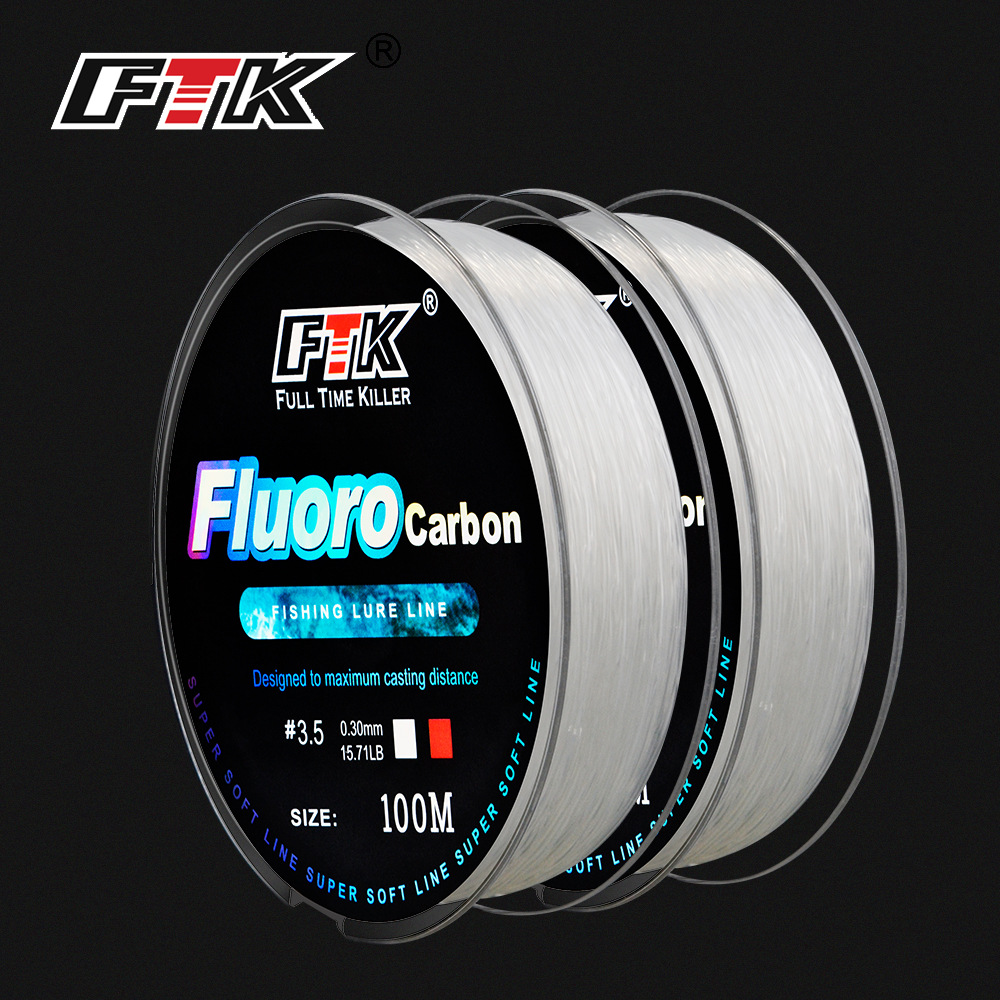 100M Fluorocarbon Coating Fish - đánh giá và giá Fluorocarbon Line