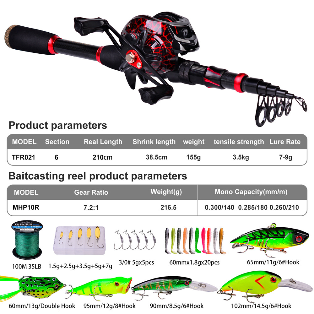 Carbon Fiber Long Casting Bait - đánh giá và giá Freshwater Line