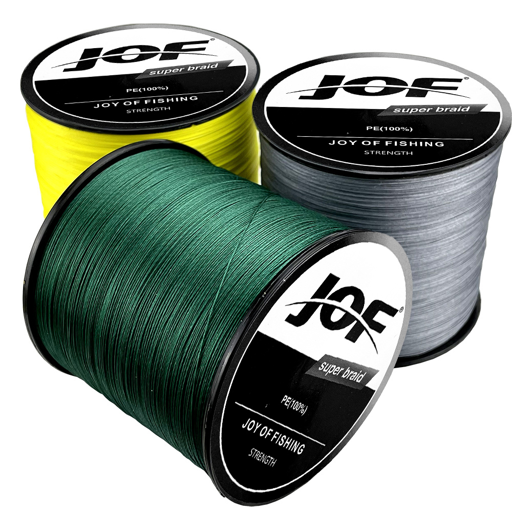 JOF x4 Braided PE Fishing Line - đánh giá và giá Copolymer Line