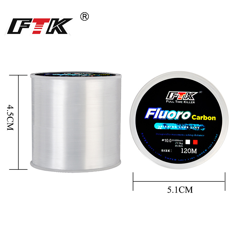 FTK 120m Fishing Line 0.2mm-0. - đánh giá và giá Fluorocarbon Line
