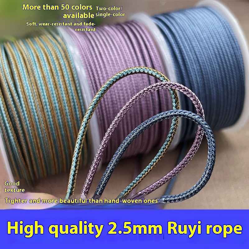 10m/Roll 2.5mm two-tone Color  - đánh giá và giá Braided Line