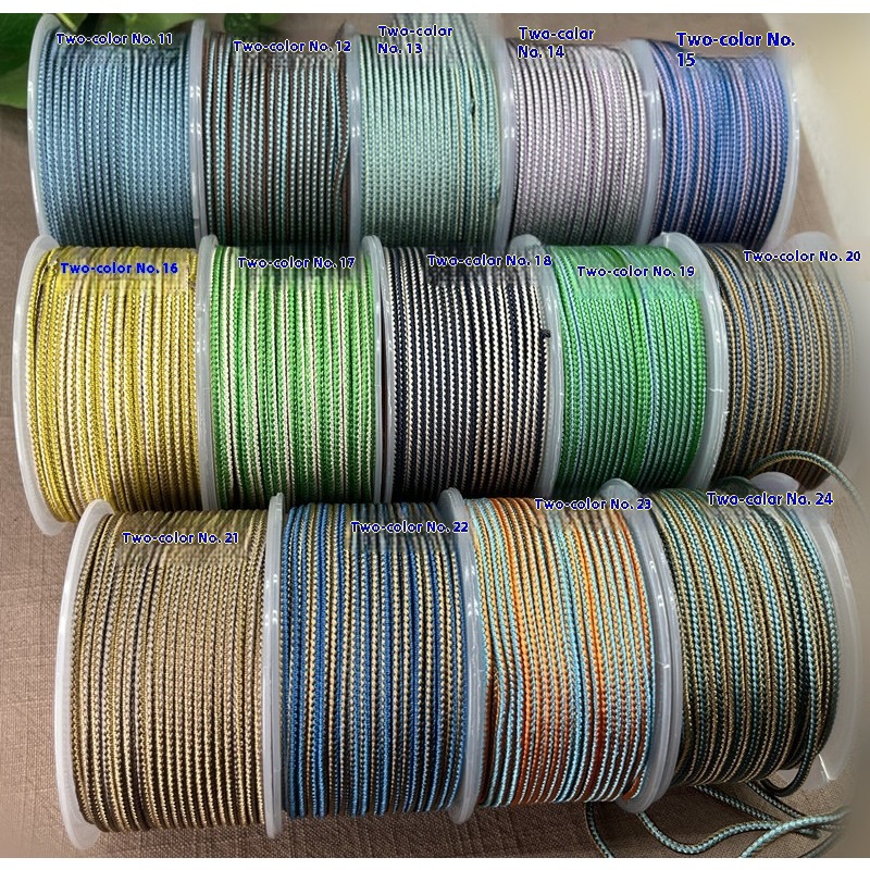 10m/Roll 2.5mm two-tone Color  - đánh giá và giá Braided Line
