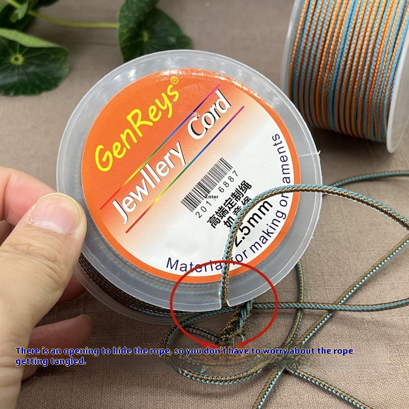 10m/Roll 2.5mm two-tone Color  - đánh giá và giá Braided Line