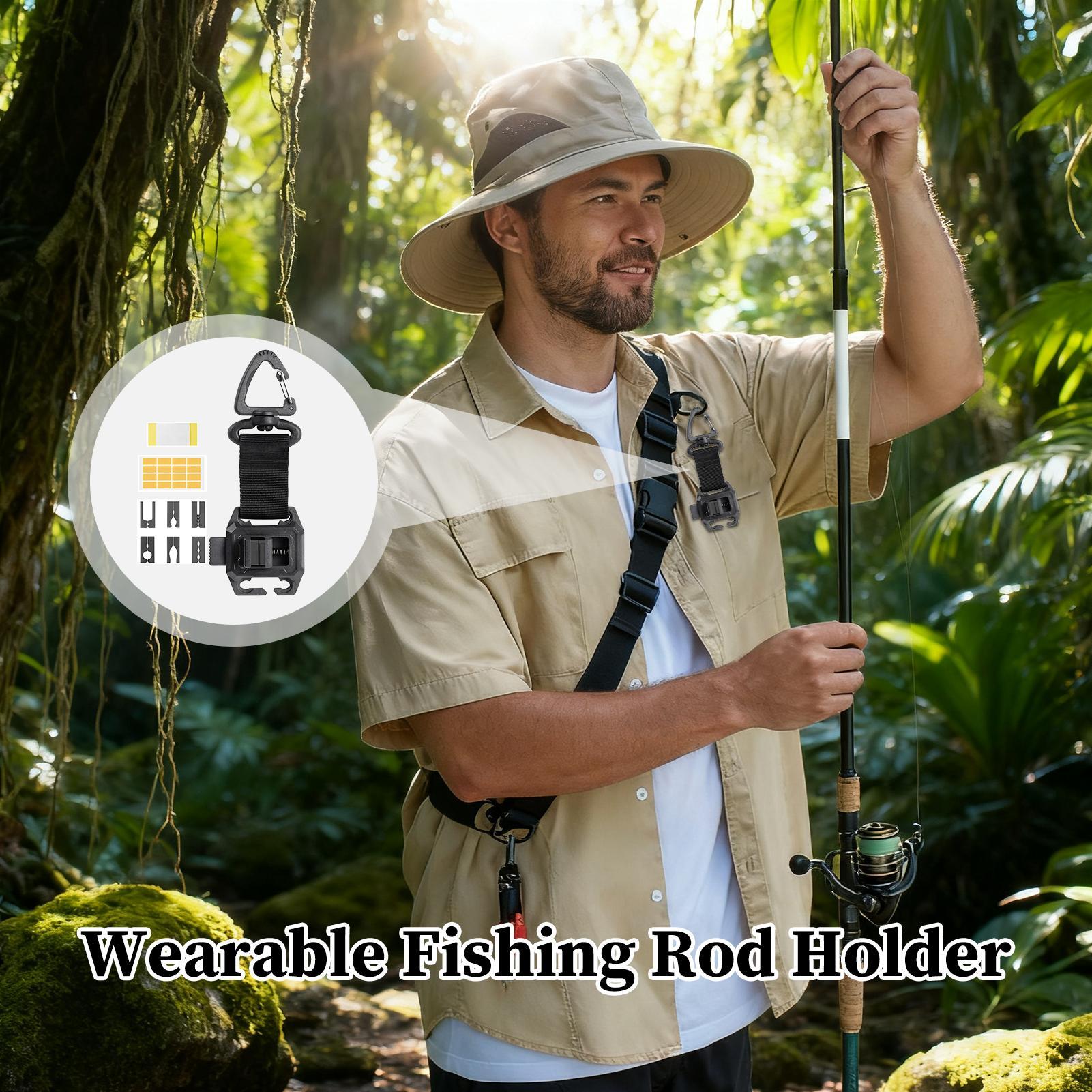 Wearable Fishing Rod Clips Hol - đánh giá và giá Saltwater Line