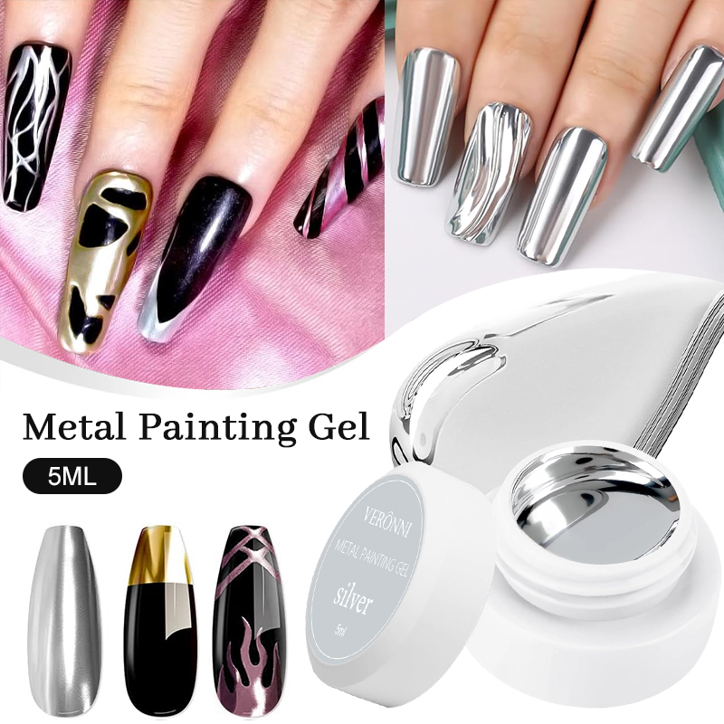 Metallic Painting Gel Chrome G - đánh giá và giá Copolymer Line