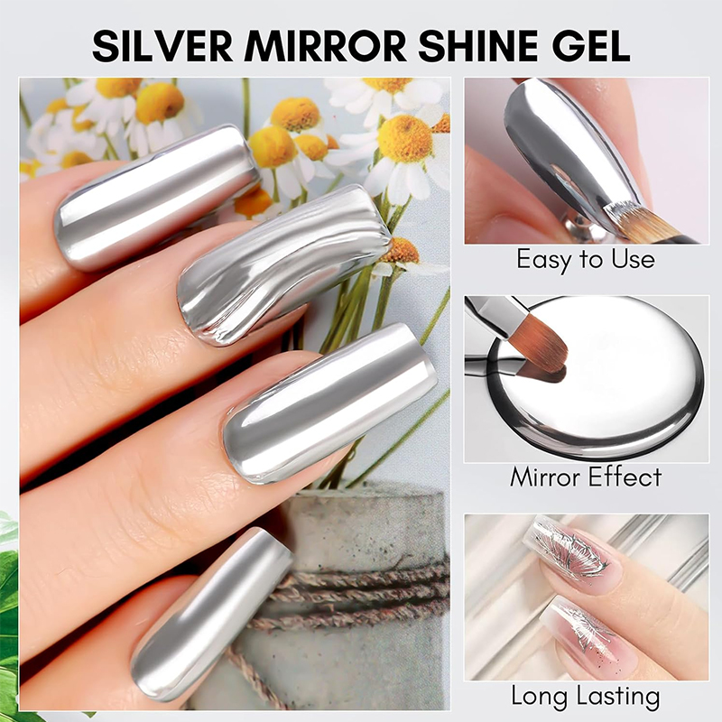Metallic Painting Gel Chrome G - đánh giá và giá Copolymer Line