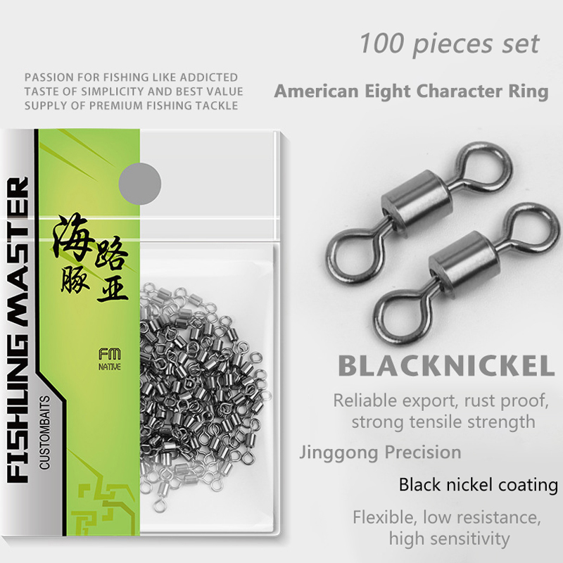★▲100Pcs Fishing Swivels Stain - đánh giá và giá Monofilament Line