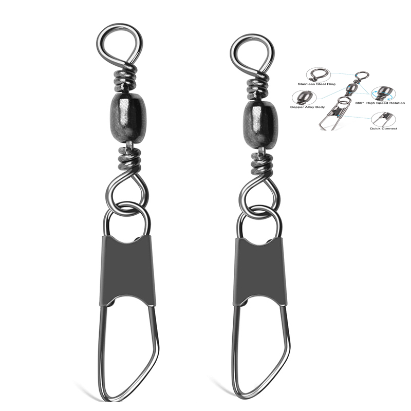 100Pcs Fishing Barrel Swivel C - đánh giá và giá Saltwater Line