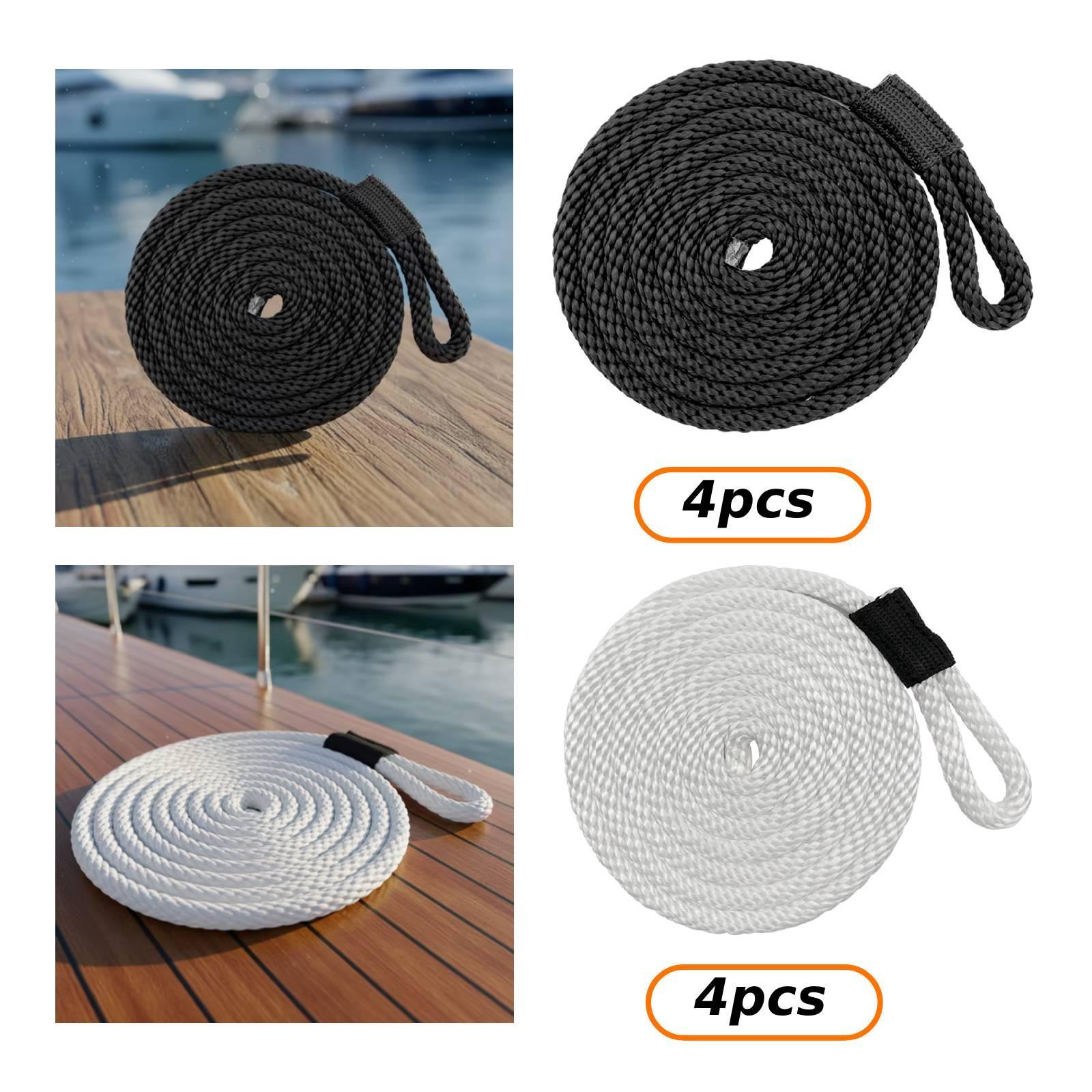 4 Pieces Docklines Mooring Rop - đánh giá và giá Braided Line