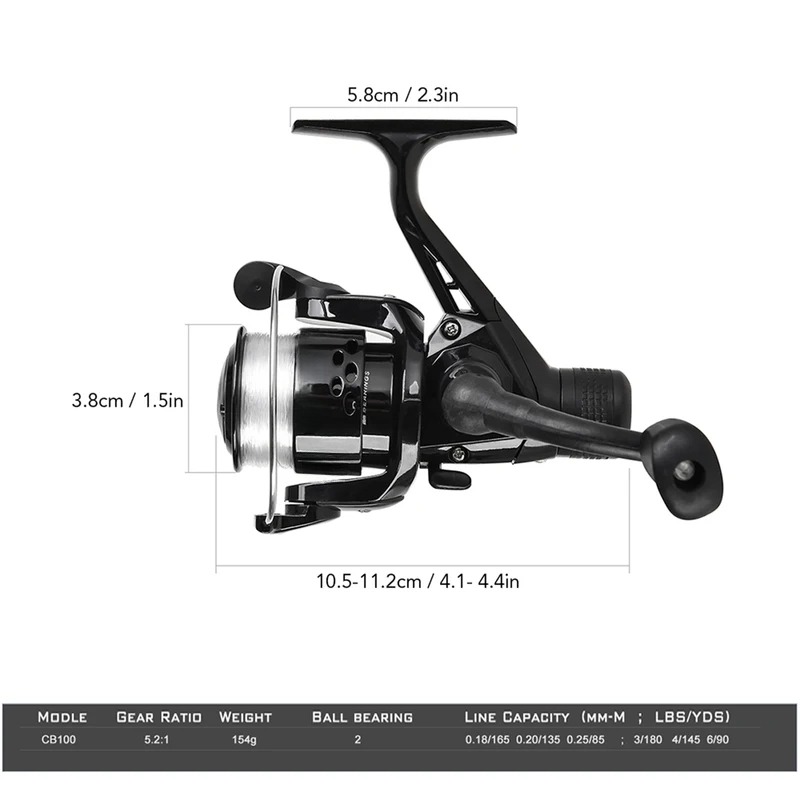 BRAVMAK 2.1/ 2.3 mTelescopic F - đánh giá và giá Fishing Line Spooler