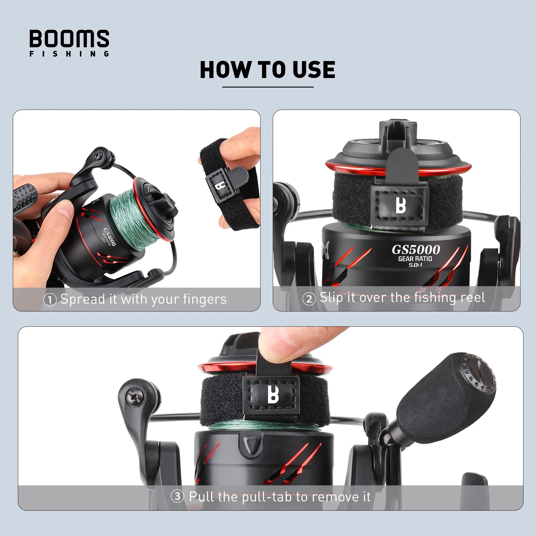 Booms Fishing Sb1 4Pcs Spinnin - đánh giá và giá Fishing Line Spool